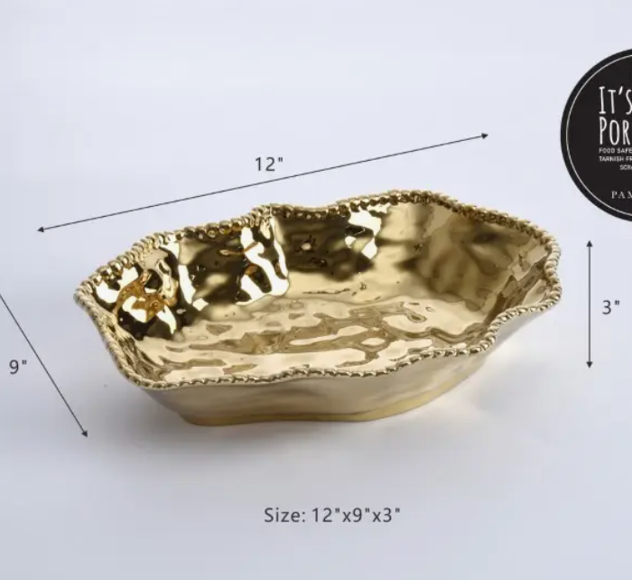 Gold Serving bowl