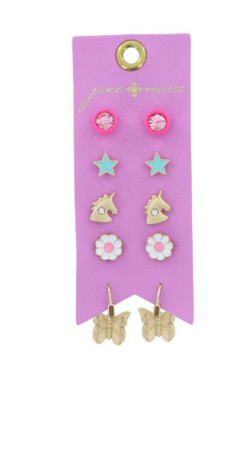 Kids Earrings-Gold Butterfly