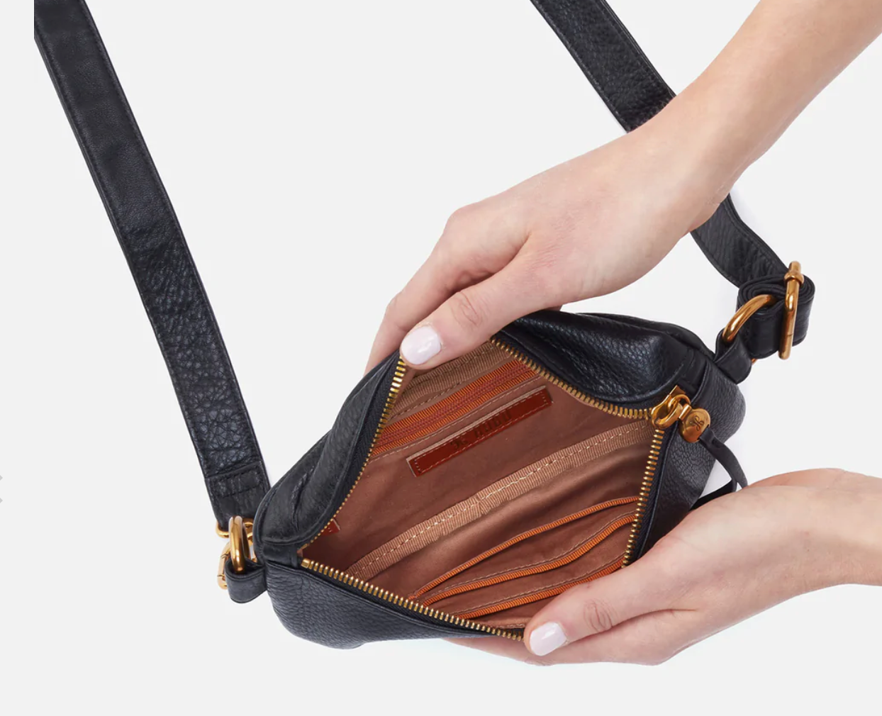 Black Fern Belt Bag-Hobo