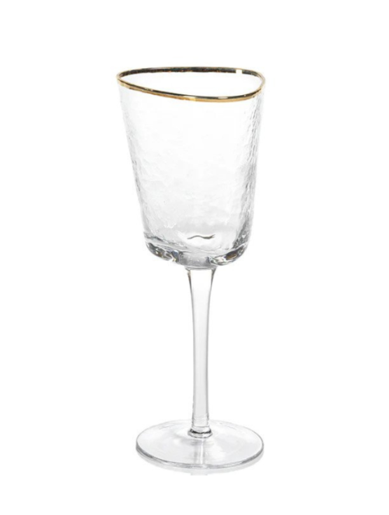 Hammered Wine Glass - Set of 4