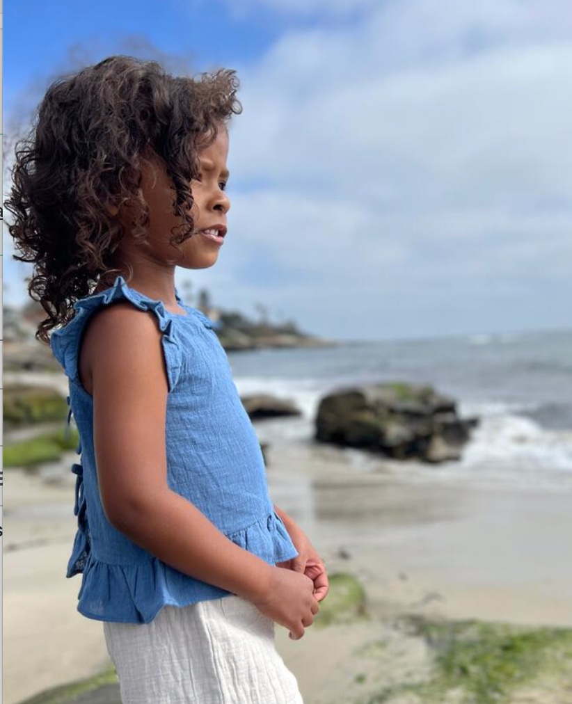 Iris Girl Blue Top