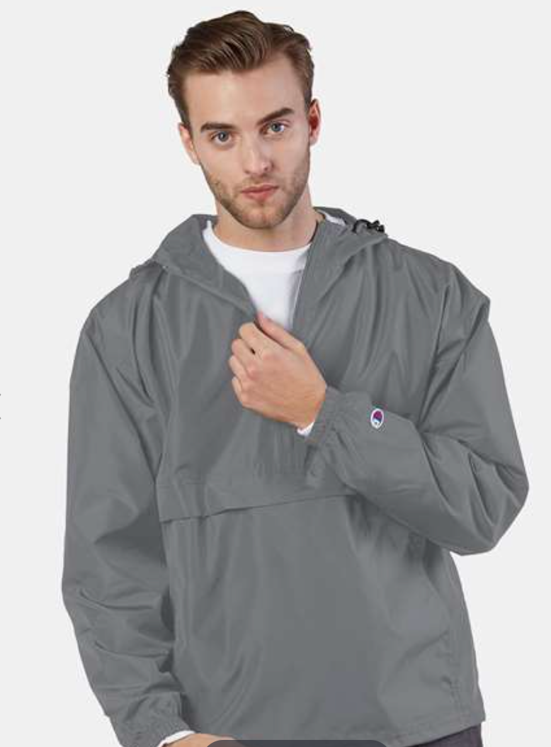 Quarter Zip Jacket-Grey
