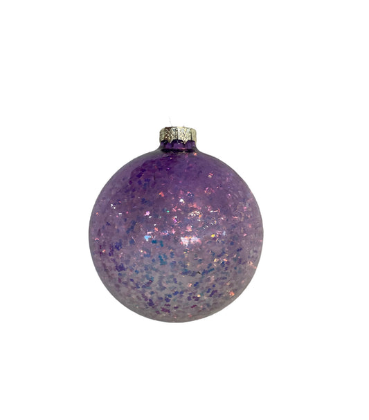 Winter Wonderland Ombre Glass Ball