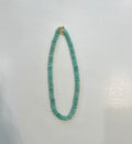 Mint Small Flat Marble Beaded Necklace