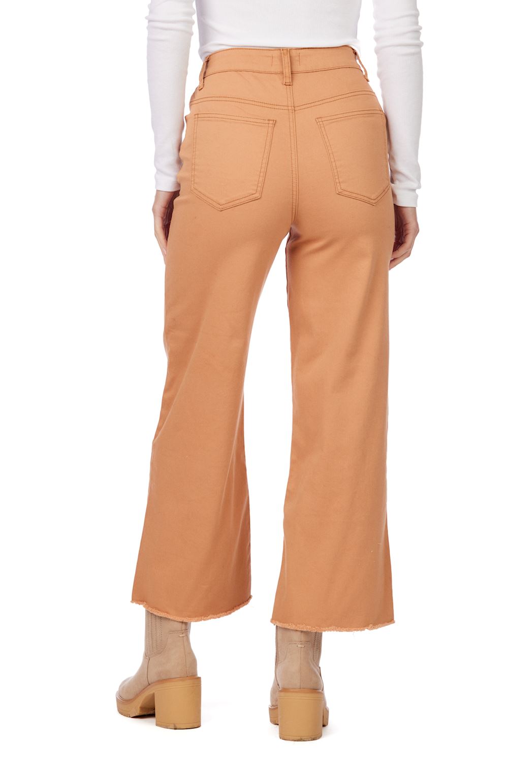 Crawford Wide Leg Jean- Camel