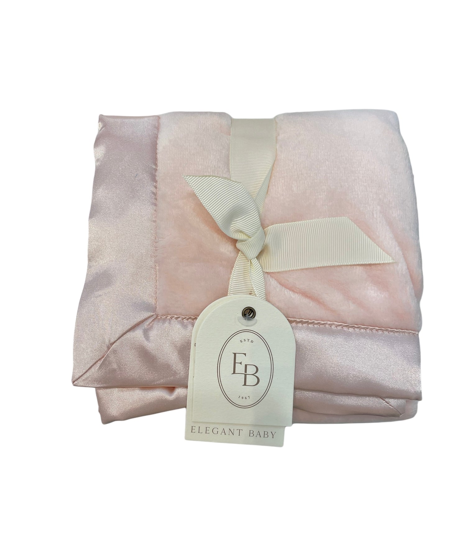 Soft Pink Elegant Baby Mini Blanket
