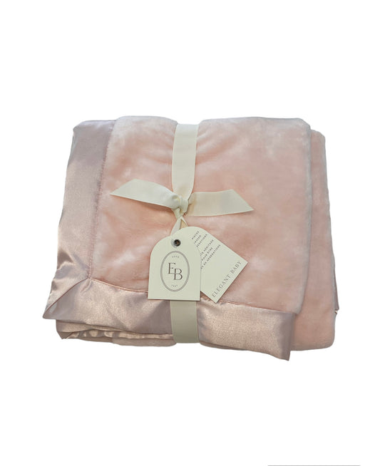 Soft Pink Elegant Baby Blanket