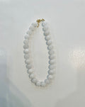White Marble Beaded Necklace