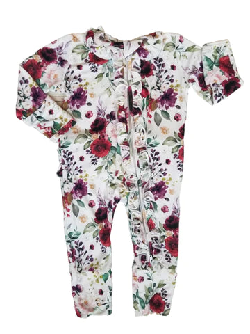 Ruby Lush Floral Footie