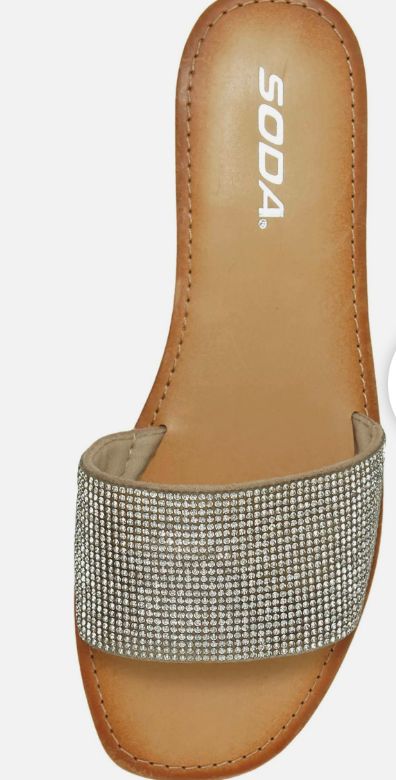 Justice Silver Stone Sandals