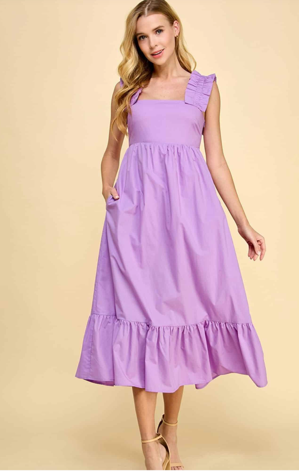 Lavender Baby Doll Dress