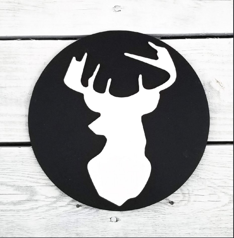 Home Sign Medallion - Deer