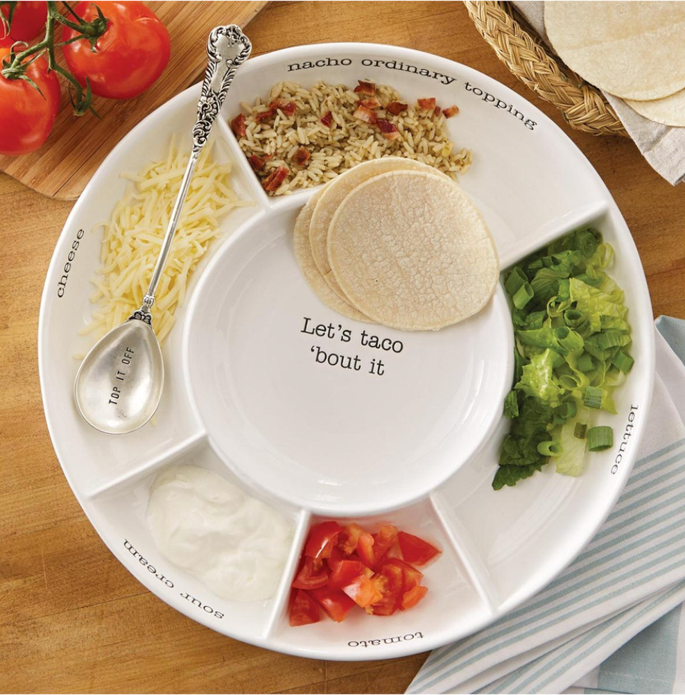 Taco Bar & Tortilla Warmer Set