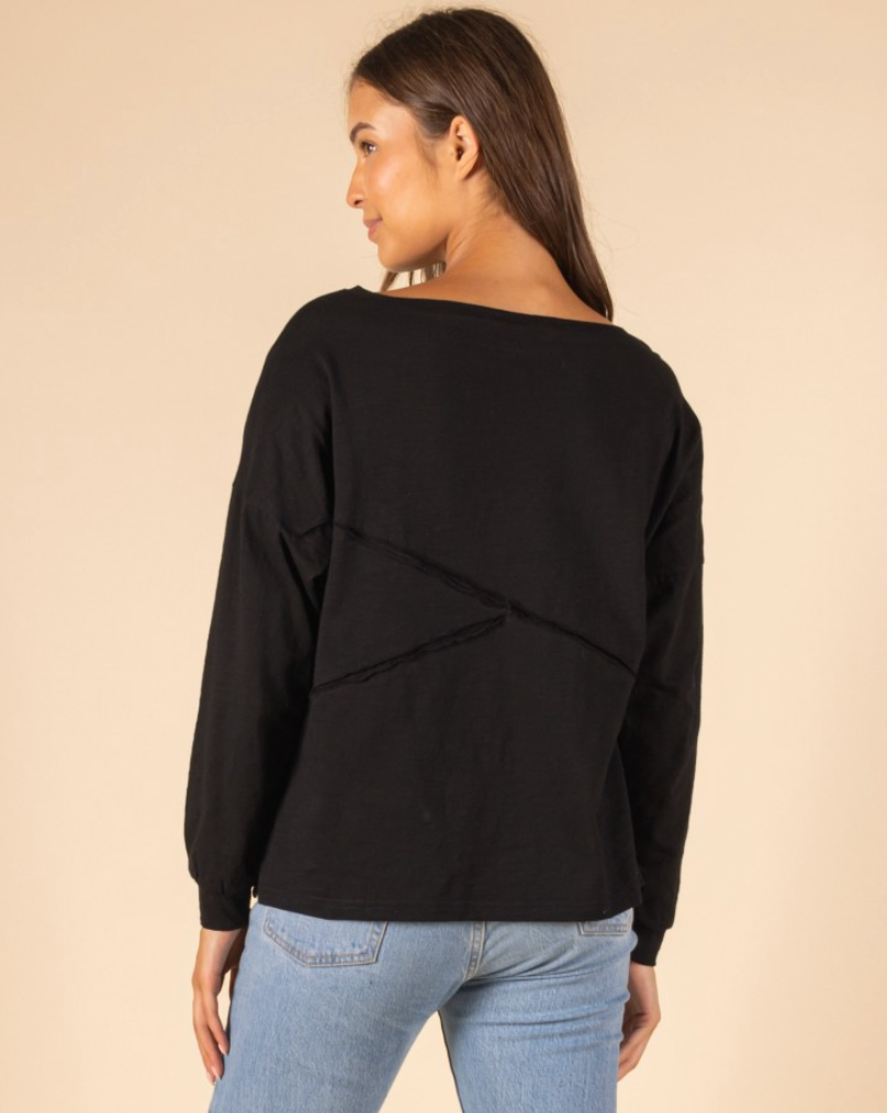 Not Just Your Basic Top- Black