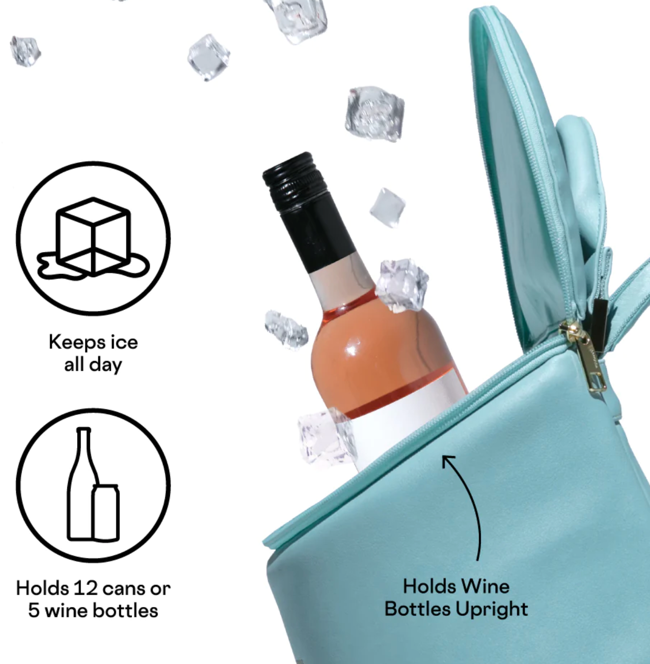 Corkcicle Beverage Bucket Bag - Santorini Neoprene - My Cooling Store