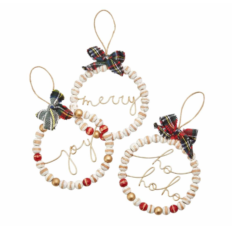 Beaded Ornament-Joy