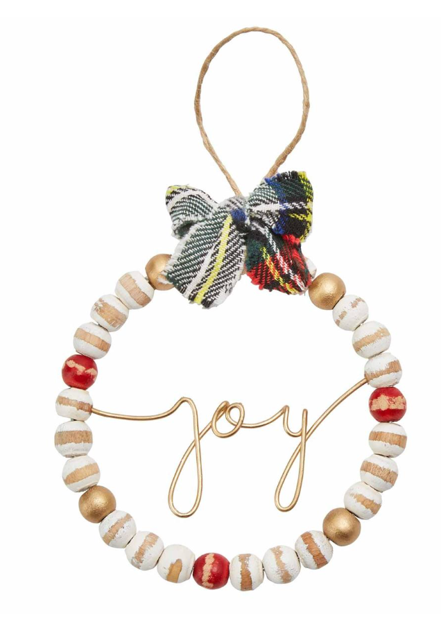 Beaded Ornament-Joy