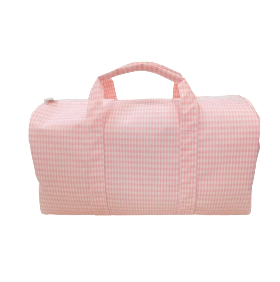 Pink Gingham Weekender