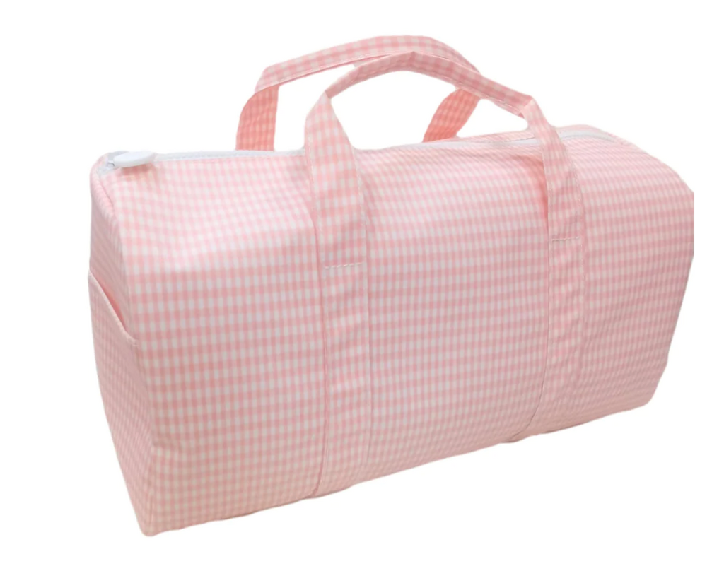 Pink Gingham Weekender