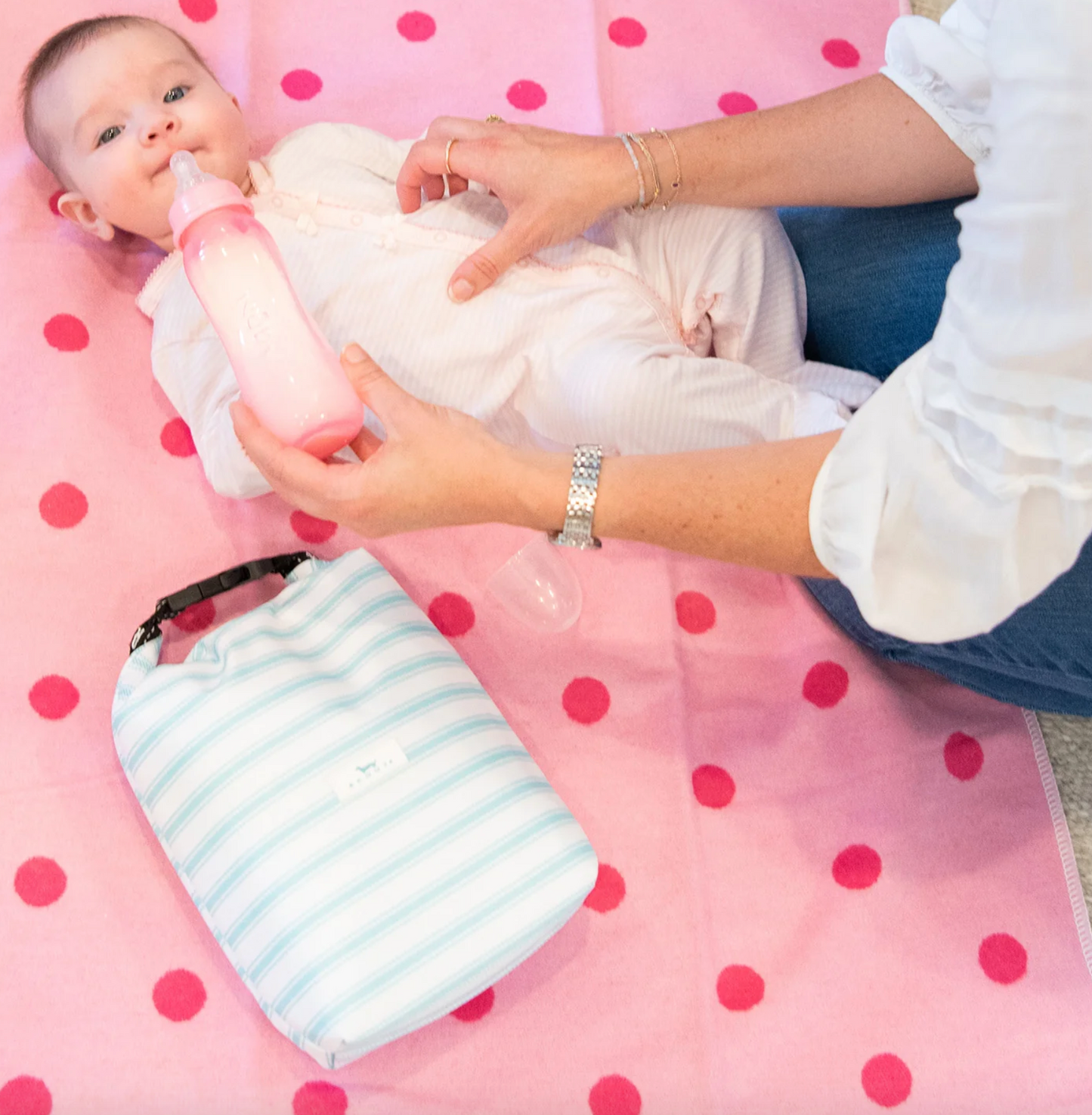 Big Nipper Bottle Bag-Tickled Pink