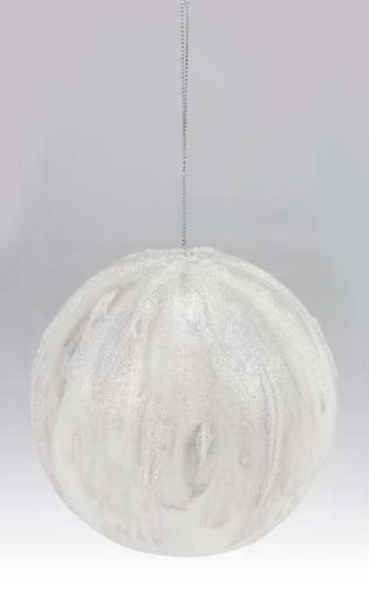 Marble 5" Ball Ornament