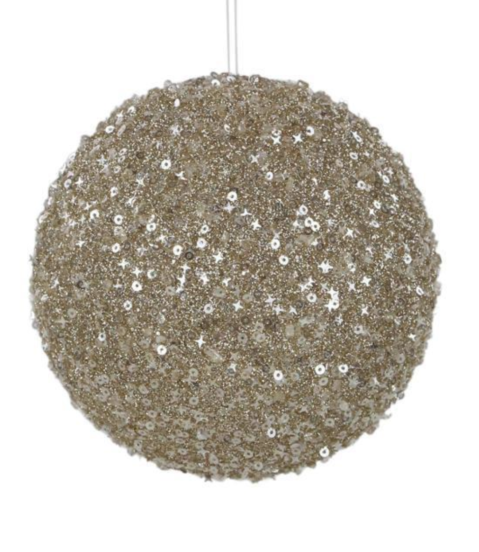 5" Champagne Glitter Ball