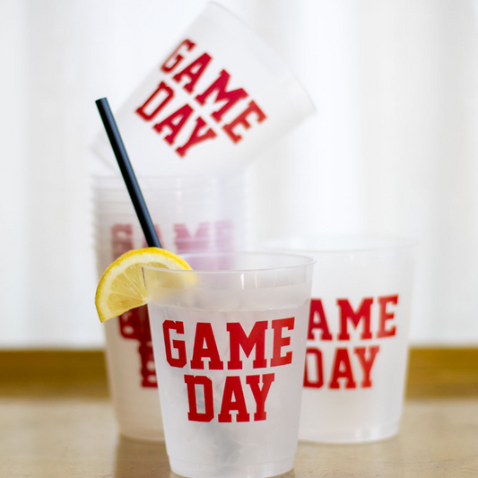 Gameday Party Cups - Red