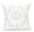 Wreath Bunny Pillow