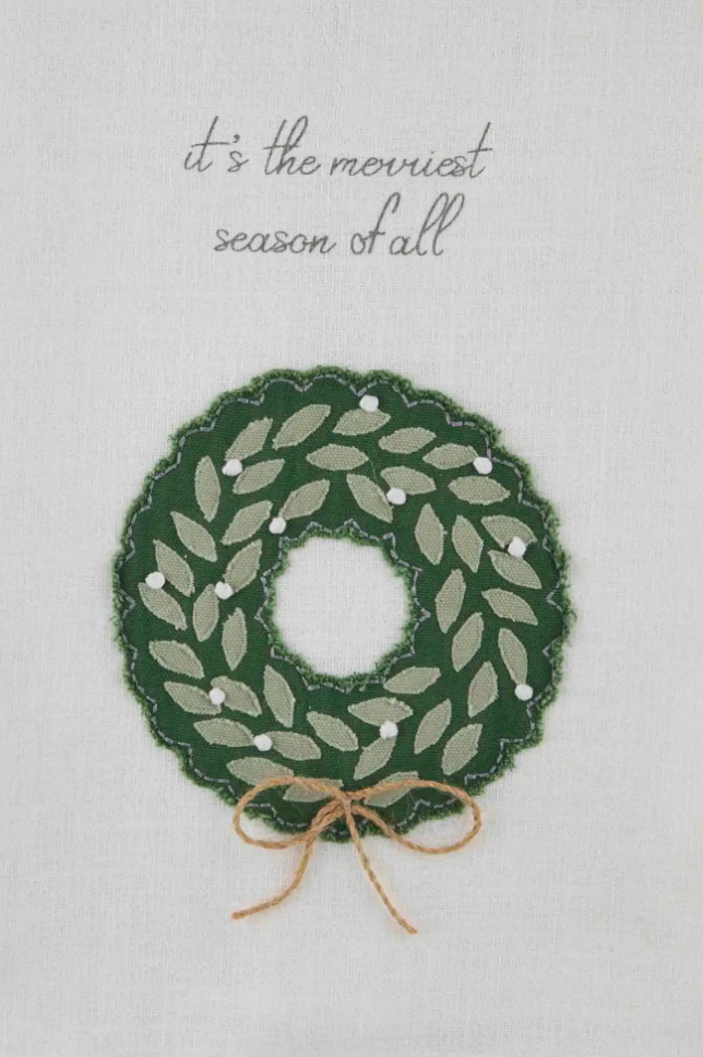 Applique Dish Towel
