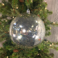 Mercury Ball Ornament Silver 10"