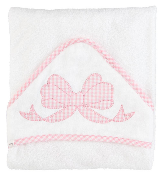 Bow Applique Hooded Towel