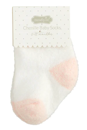 Baby Chenille Socks -Pink
