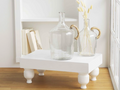 White Serving Stand