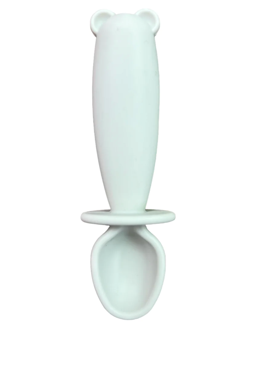 Silicone Fork and Spoon Teether Set