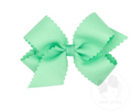Medium Scallop Bow- Mint