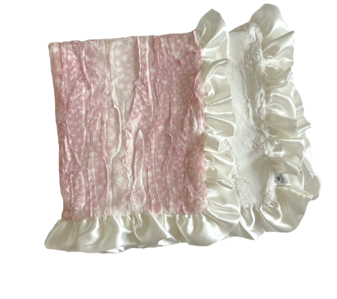 Sweet Pink Fawn Blanket