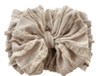Ruffled Headband - Champagne