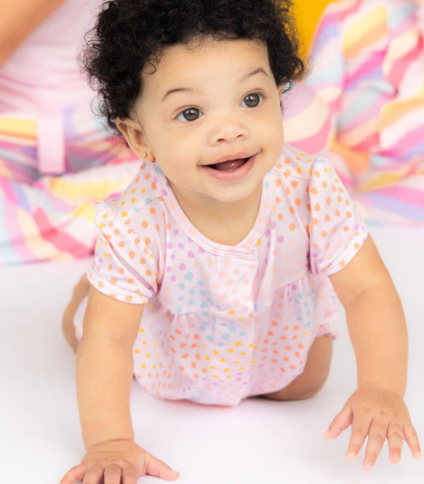 Pink Sparkle Romper