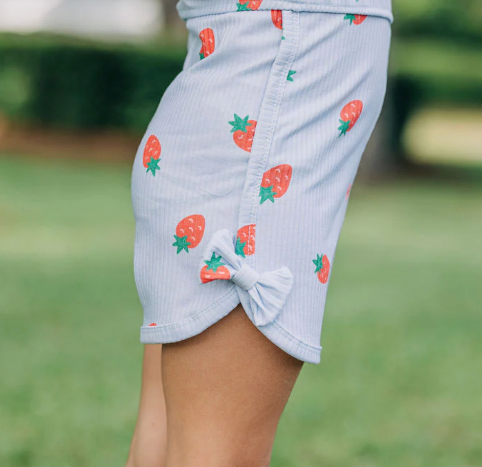Strawberry Bow Romper