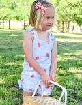 Strawberry Bow Romper