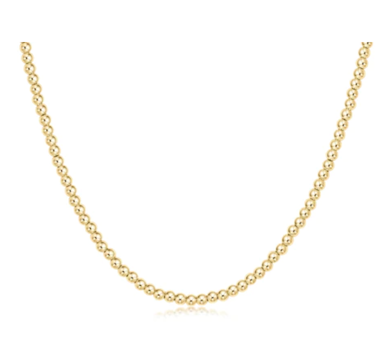 17" Choker Classic Gold-Classic 3mm