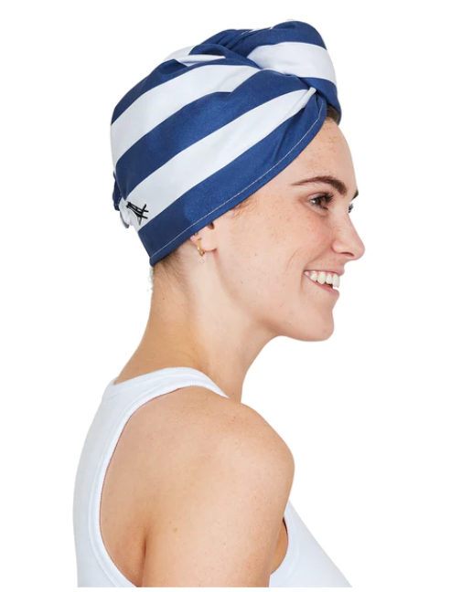 Hair Wrap - Quick Dry Hair Towel -Whitsunday Blue
