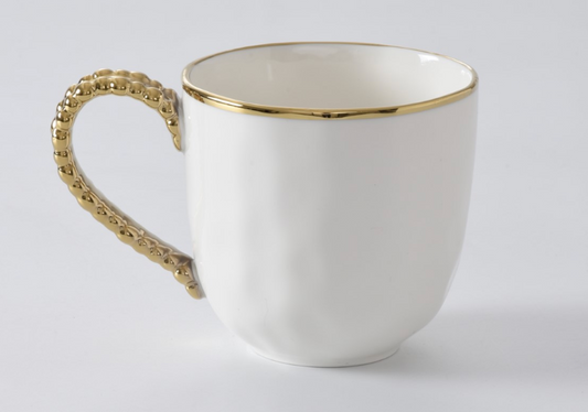 Mug Gold Trim-Set of 2