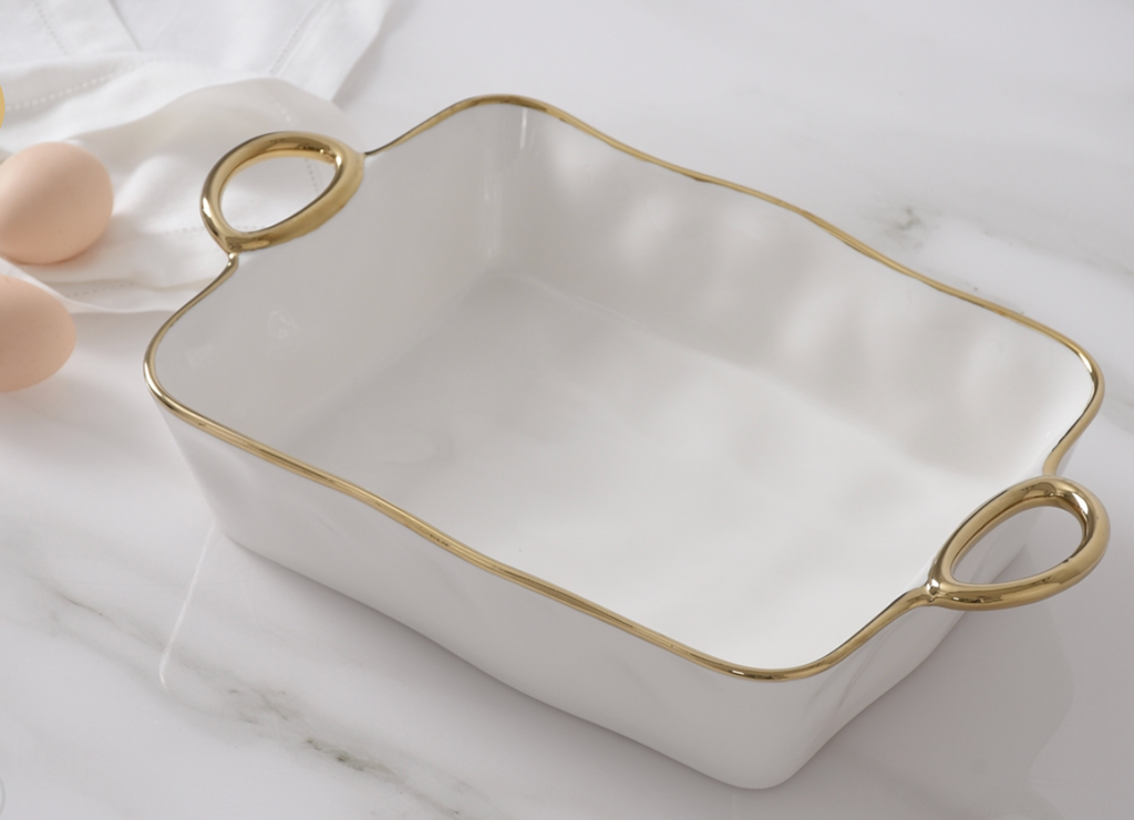 Rectangular Baker w/ Handles -Portofino
