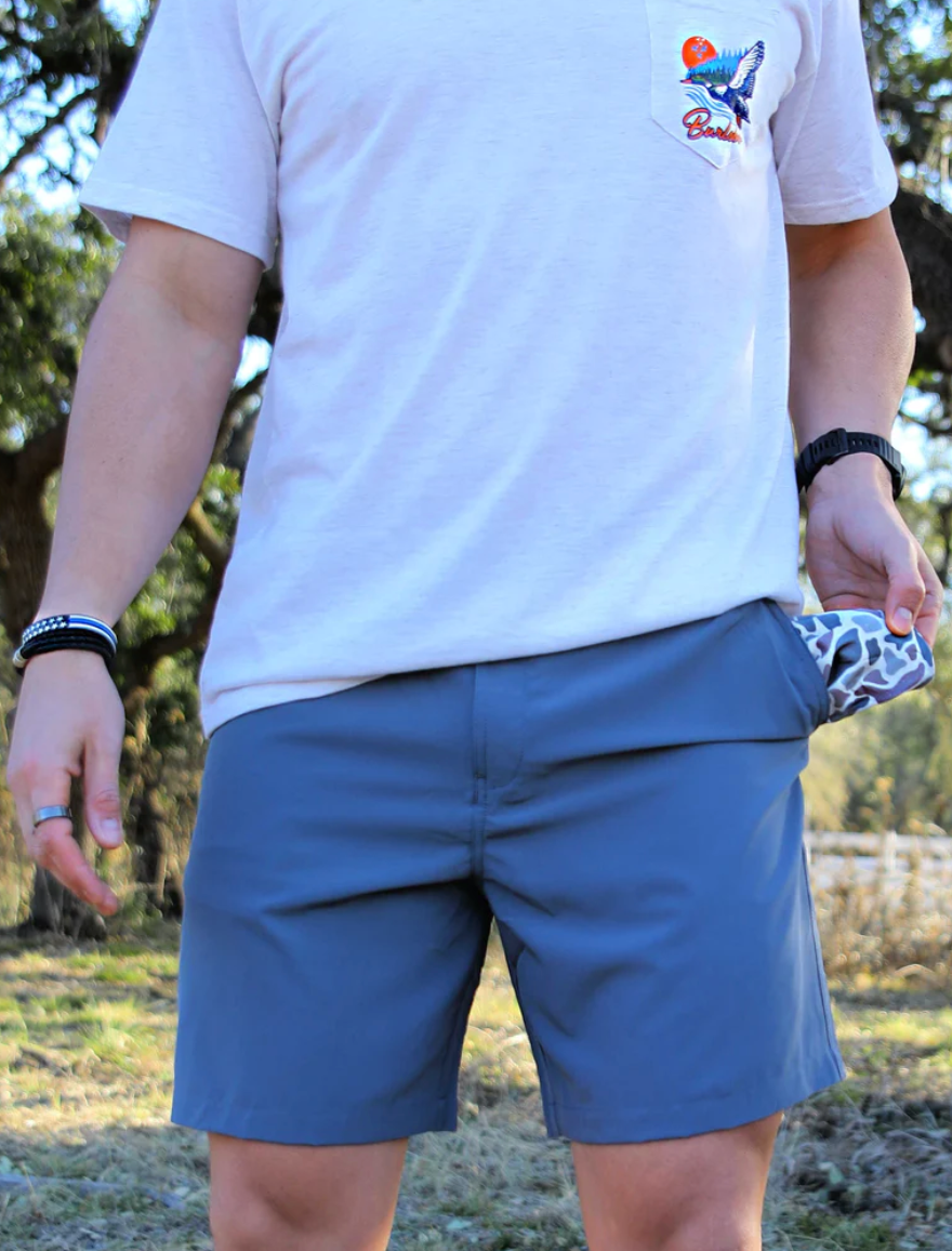 Everyday Shorts- River Rock Grey