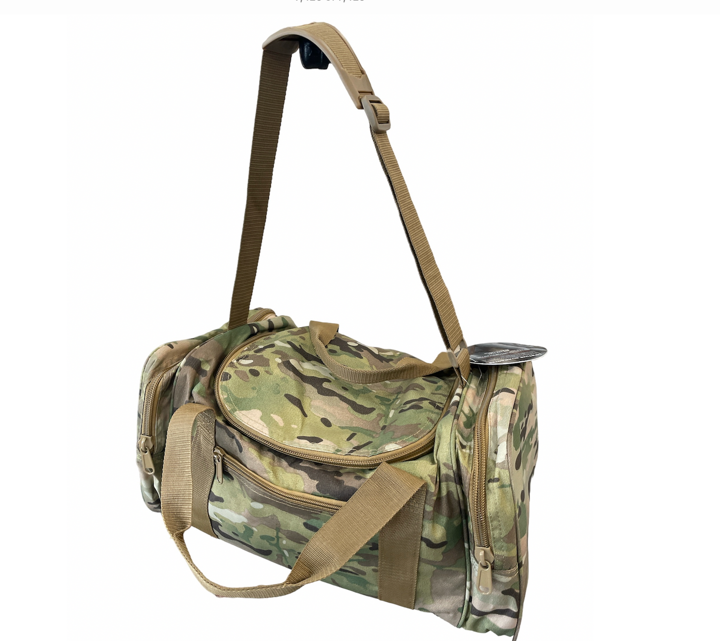 Camo Square Duffle