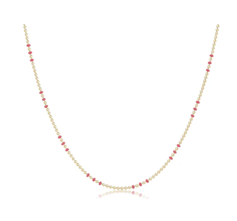 15" Choker Hope Joy -Bright Pink