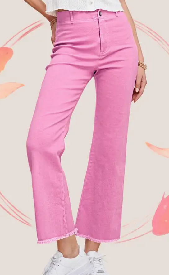 Soft Wash Pants -Pink