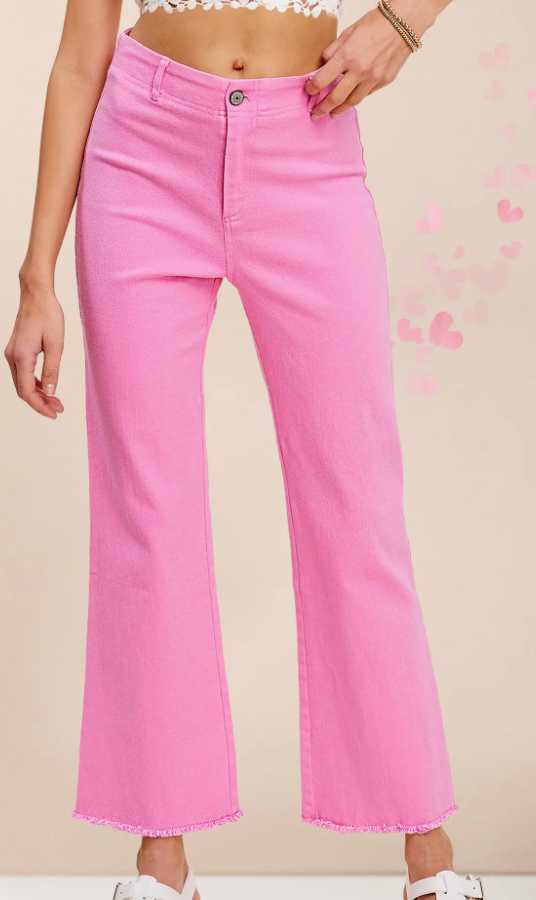 Soft Wash Pants -Pink