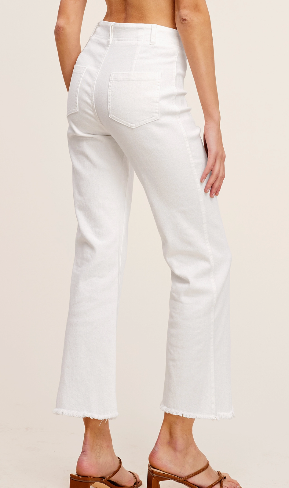 Soft Wash Pants -White